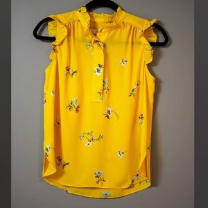 Ann Taylor LOFT floral shell